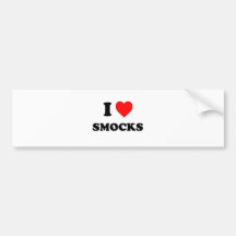 I love Smocks Bumper Sticker