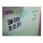 I Love Snailmail - Letter From Korea Post Card