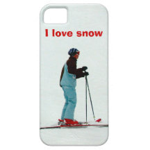 I love snow iPhone 5 cases