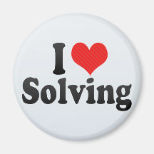 I Love Solving Fridge Magnets