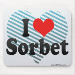 I Love Sorbet Mousepads