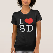 i love south dakota black t-shirt