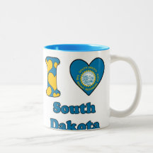 I love South Dakota Koffie Beker
