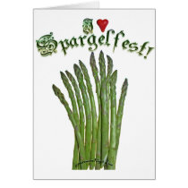I Love Spargelfest! cards