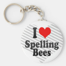 I love Spelling Bees Keychains