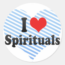 I Love Spirituals Stickers