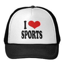 I Love Sports Mesh Hat