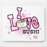 I love sushi mouse pads