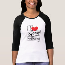 I Love Sydney Australia Shirts