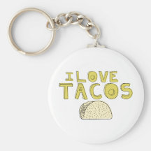 I LOVE TACOS KEYCHAINS