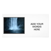 I love Taughannock Falls Custom Photo Card