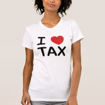 I Love Tax T Shirt
