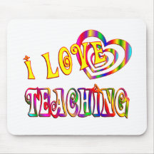 I Love Teaching Mousepad