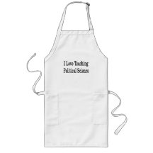 I Love Teaching Political Science Aprons