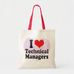 I Love Technical Managers Canvas Bag
