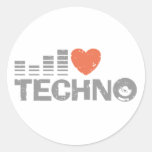 I Love Techno Sticker