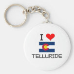 I Love TELLURIDE Colorado Key Chain