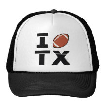 I love Texas football Mesh Hat