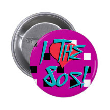 I Love The 80s! Pin