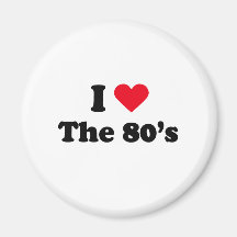 I love the 80's refrigerator magnets