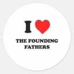 I Love The Founding Fathers Sticker