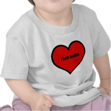 I Love Theatre T Shirt