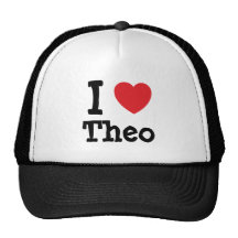 I love Theo heart T-Shirt Hat