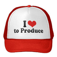 I Love to Produce Trucker Hat