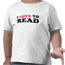 I Love To Read Toddler T-Shirt t-shirts
