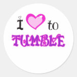 I Love to tumble Sticker
