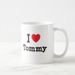 I love Tommy heart T-Shirt Coffee Mugs