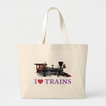 I Love Trains Bag