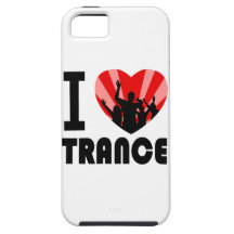 I love Trance Dancers design iPhone 5 Cases