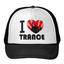 I love Trance Dancers design Mesh Hat