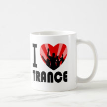 I love Trance Dancers design Mugs