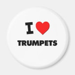 I love Trumpets Magnet