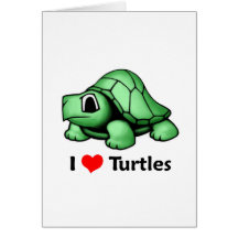 I love Turtles Cards