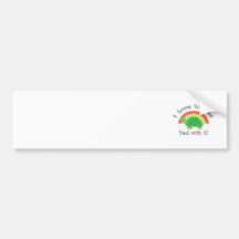 I love turtles deal withit bumper stickers