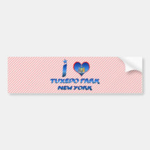 I love Tuxedo Park, New York Bumper Stickers