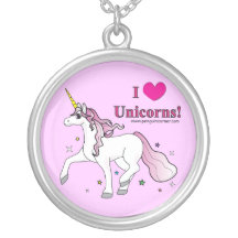 I Love Unicorns Custom Jewelry