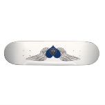 I Love Utah -wings Custom Skate Board