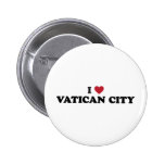 I Love Vatican City Buttons