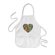 I Love Veggies Apron