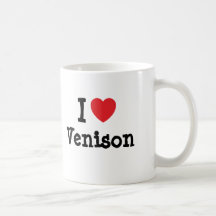 I love Venison heart T-Shirt Mug