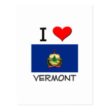 I Love Vermont Postcards