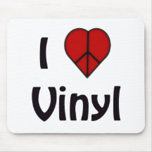 i Love Vinyl Mouse Pad
