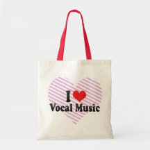 I Love Vocal Music Bag