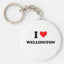 I Love Wellington Maryland Keychains