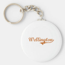 I Love Wellington Texas Keychain