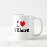 I love Wilburn heart custom personalised Coffee Mug